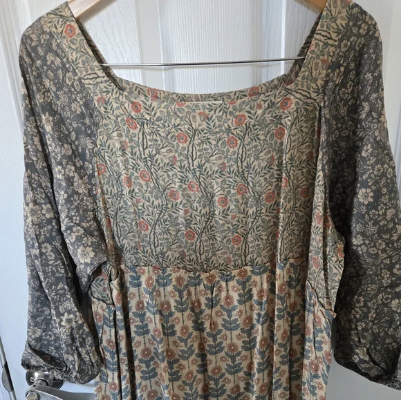 NATURAL LIFE Berkley Maxi Dress in Sage Bloom XL NWT $69 Sold Out - Picture 4 of 10
